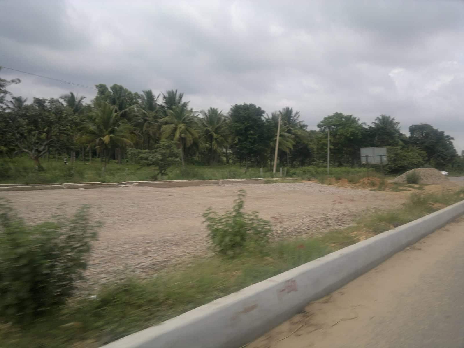 Open land beside the Mysuru Ring Road
